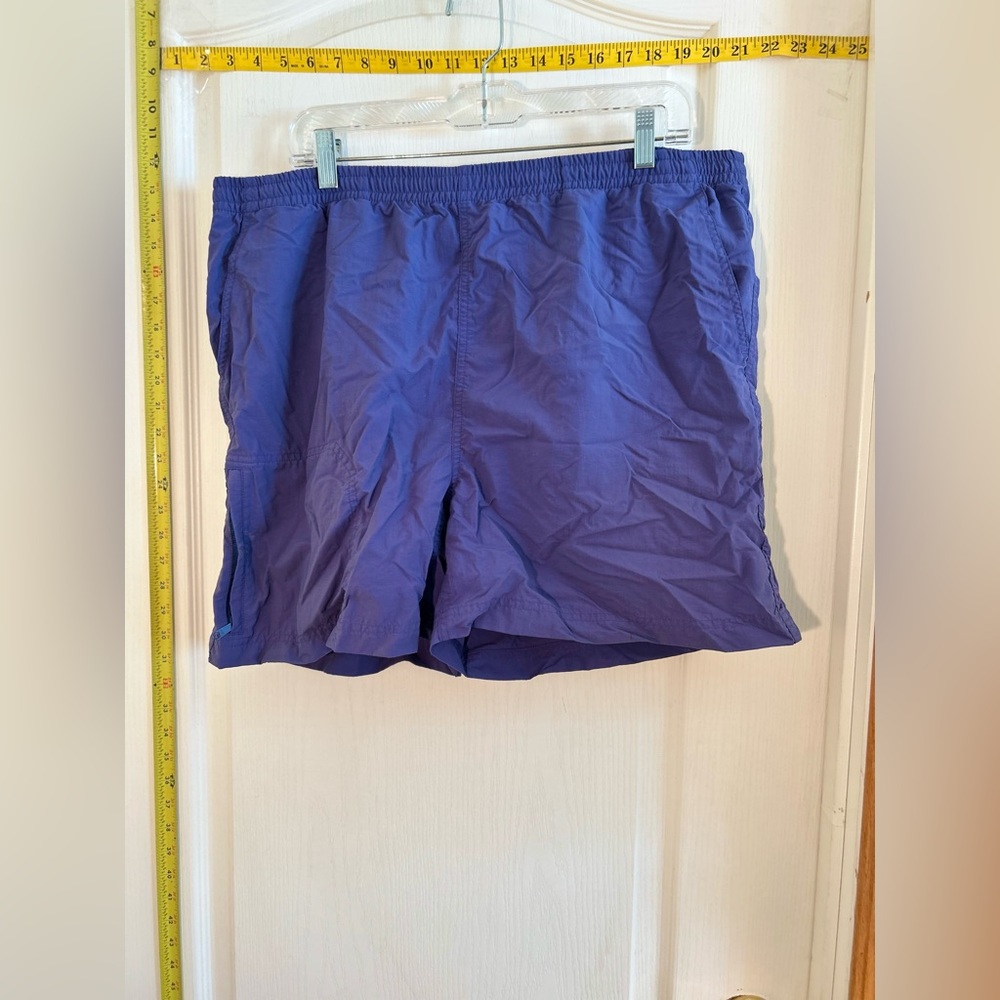 Royal Robbins Men's Solid Blue Board Swim Shorts Size XL Nylon